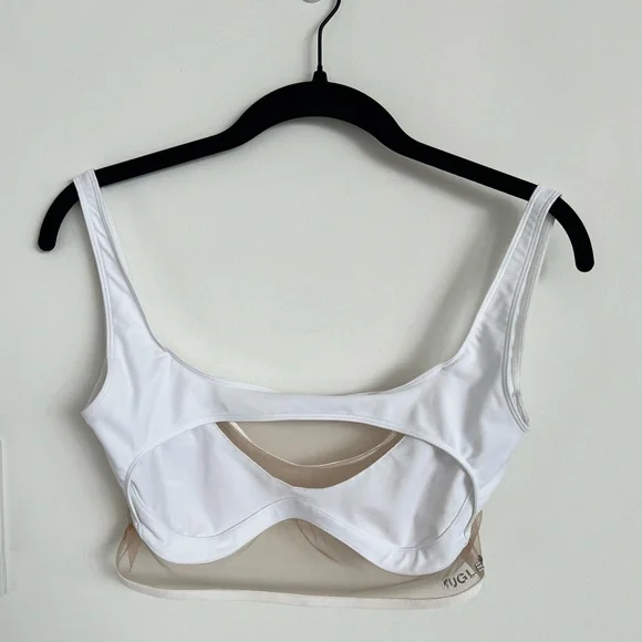 Mugler Sheer Tulle Sports Bra Size FR 38 (Medium)